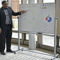 thumbnail image 6 of Luxor Whiteboard, Mobile Dry Erase, Magnetic, 36x24, Double-Sided, 6 of 6