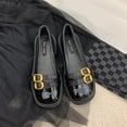 thumbnail image 4 of Kayannuo Womens Shoes Summer Womens Fashion Women Slip-on Tassel Leather Top Platform Loafers Casual Comfortable Loafer Shoes Indoor Outdoor, 4 of 7