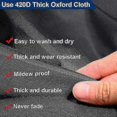 thumbnail image 4 of 4pcs Heavy Duty Tire Cover Set Rv Wheel Motorhome Wheel Covers Rain Protection, 4 of 4