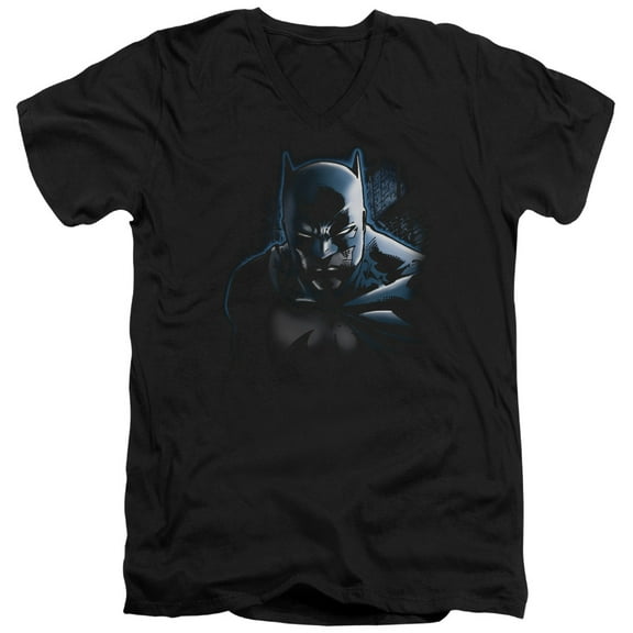 Batman - Dont Mess With The Bat - Slim Fit V Neck Shirt - XX-Large