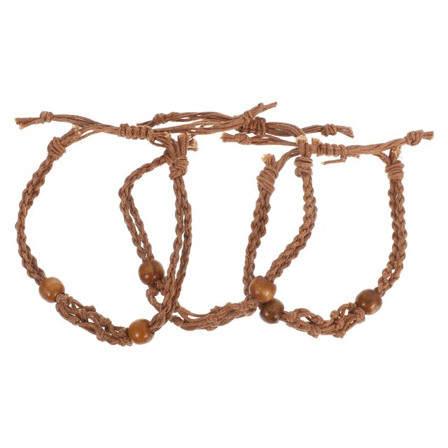 3 soportes para pulseras de cristal en red: pulsera de cordón trenzado ajustable hecha a mano para bisutería. Cadena de muñeca con jaula de piedra para dijes. Accesorios de joyería para mujer.