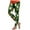 Green, variant on CAUYDY Women's Brushed Christmas Halloween Ankle Length Seasonal Printed Leggings(Black,XL)