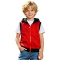 thumbnail image 3 of Liyamei Kids Zip Up Sleeveless Vest for Fall Casual Outerwear Layering Size 11-12 Years, 3 of 6