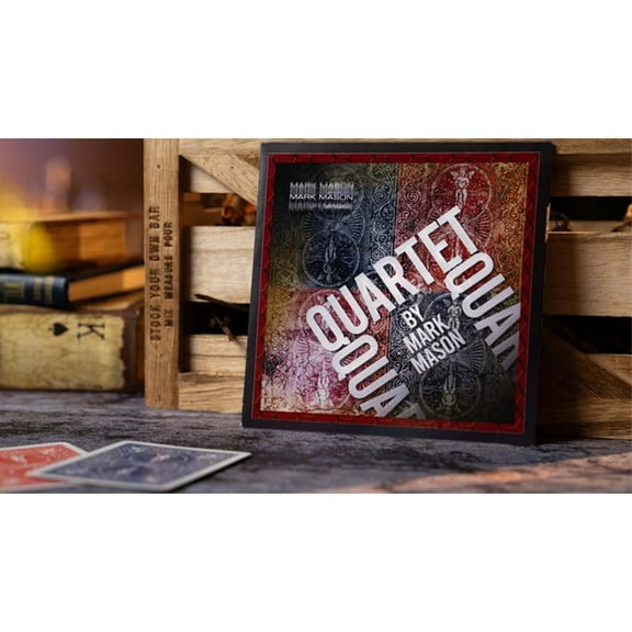 Quartet by Mark Mason Card Magic and Trick Decks Close Up Performer Illusions Magic Tricks Props Gimmicks Magician Professional