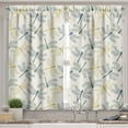 thumbnail image 2 of Ambesonne Dragonfly Valance & Curtain, Exotic Wildlife Fauna, 55"x36", Reseda Green Mustard, 2 of 6