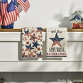 thumbnail image 2 of American Flag Stars 4th of July Kitchen Towels Dish Towels, 18x26 Inch God Bless America Decoration Hand Towels Set of 2, 2 of 6