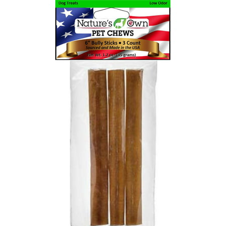 Best Buy Bones-Nature's Own Usa Low Odor Bully Sticks Dog Chew- Beef