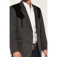 thumbnail image 3 of Circle S Men's Boise Western Suit Coat Short, Reg, Tall Hthr Charcoal 48 REG, 3 of 4