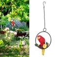 thumbnail image 3 of Estatua de Guacamá Colgante, Exquisito Anillo Colgante Portátil Parrots Escultura Resina Sintética para Césped para Patio, 3 of 7
