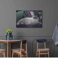thumbnail image 4 of Luxe Metal Art 'Blue Sans Que' by Durwood Coffey, Metal Wall Art, 36"x24", 4 of 9