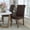 Brown LeatherSoft, variant on Emma + Oliver Beige Fabric Parsons Chair with Rolled Back & Nail Trim