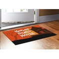 thumbnail image 2 of ThisWear Halloween Themed Doormat Spooky Happily Haunted House Doormat Multi, 2 of 3