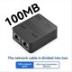 thumbnail image 3 of 2 Port 100Mbps Network Switch RJ45 Network Cable Splitter Black, 3 of 5