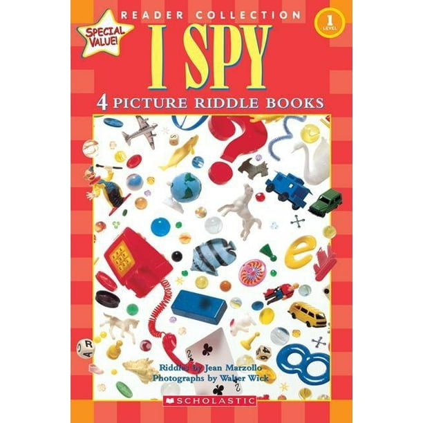 Scholastic Reader Level 1 Scholastic Reader Collection Level 1 I Spy 4 Picture Riddle Books Hardcover Walmart Com Walmart Com