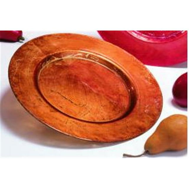 Ten Strawberry Street Antique Copper 13 Inch Charger
