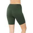 thumbnail image 4 of Womens High Waist Workout Biker Running Yoga Shorts w Pockets, 4 of 6
