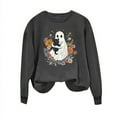 thumbnail image 3 of Heisall Womens Sweatshirts 2025 Autumn Winter Round Neck Halloween Print Long Sleeve Casual Fashion Loose Hoodless Tops, 3 of 5