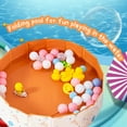 thumbnail image 4 of HANMUN Foldable Kiddie Pool for Kids - 47" Space-themed Portable Ball Pits for Toddlers Plastic Kiddie Pool for Dogs Pets Swimming Pool Durable Puppy Pool Backyard Indoor Outdoor Bath, 4 of 10