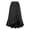 Black, variant on Women's Asymmetrical Ruffle Wrap Midi Skirts Flowy Western Cowgirl Skirts (Black XXL)
