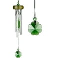 thumbnail image 3 of Woodstock Windchimes Gem Drop Chimes Shamrock, Wind Chimes For Outside, Wind Chimes For Garden, Patio, and Outdoor Décor, 10"L, 3 of 7
