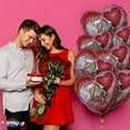 thumbnail image 2 of PMU Valentine’s Day Spashes 18 Inch Mylar-Foil Balloon Valentine's Day, Proposal, Special Events, Photo Props Party Decoration and Accessories (5/Pkg) Pkg/1, 2 of 9