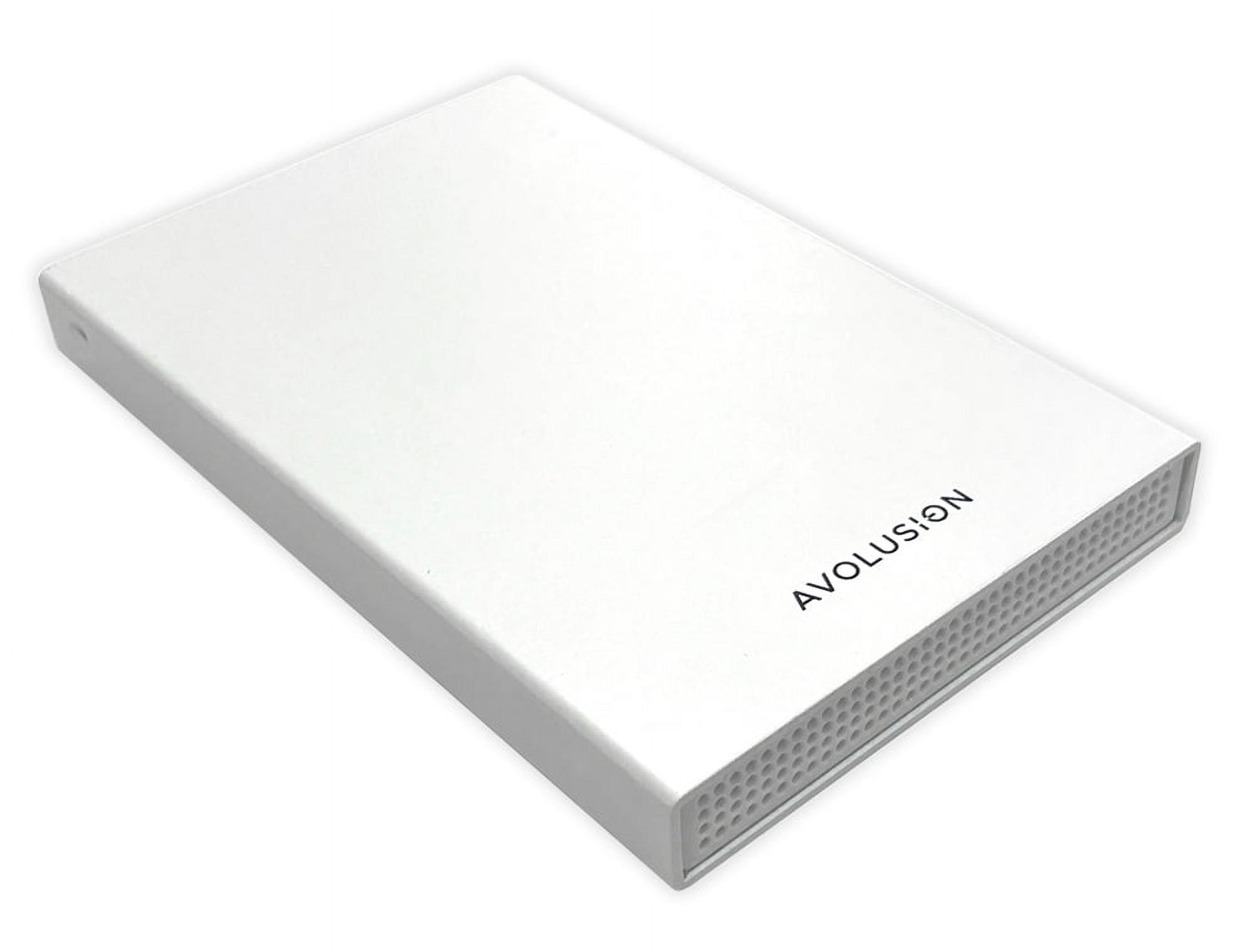Avolusion HD250U3-WH 2TB USB 3.0 Portable External Gaming PS5 Hard Drive - White (PS5 Pre-Formatted) - 2 Year Warranty