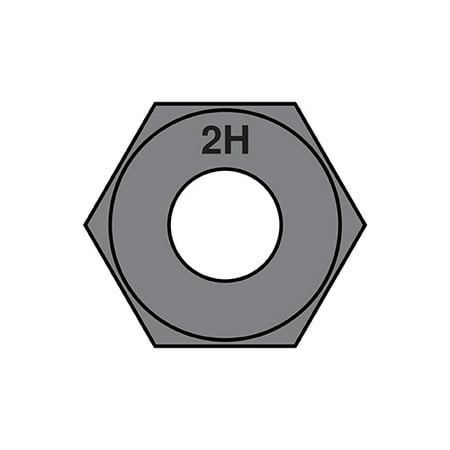 

5/8-11 Heavy Hex Structural Nuts A 194 2 H Plain North American Made (Pack Qty 225) BC-62A1942H