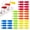 Multicolor, variant on Wrap-It Storage Cable Labels - Write On Cord Tags for Wire Management and Identification - Medium (40 Pack) - Multicolor