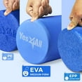 thumbnail image 2 of Yes4All 12inch Exercise Foam Roller EVA Blue, 2 of 7