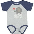 thumbnail image 3 of Inktastic My Oma Loves Me Grandchild Boys or Girls Baby Bodysuit, 3 of 5