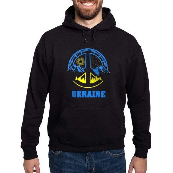CafePress - Ukraine Flag Ukrainian Pride Peace Symb Sweatshirt - Pullover Hoodie, Classic, Comfortable Hooded Sweatshirt