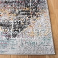 thumbnail image 3 of SAFAVIEH Porcello Glanville Abstract Runner Rug, Grey/Black, 2'2" x 9', 3 of 7
