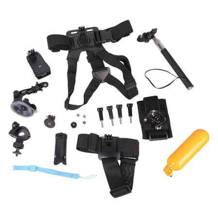 Set of Chest Mount Selfportrait Stick Suction Cup Set for Action Cameras Thin Comfortable Plan Outdoor Use