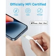 thumbnail image 5 of iPhone 14 13 12 11 Fast Charger [Apple MFi Certified] 20W PD Type C Power Wall Charger with 6FT Charging Cable Compatible iPhone 14/14 Max/14 Pro/13/13 Pro Max/12/12 Pro/12 Pro Max/11/11 Pro iPad, 5 of 9