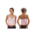 thumbnail image 3 of LMLYSoH Women Camisoles Embroidered Trim V-Neck Spaghetti Strap Babydoll Tank Tops Summer Fashion Sleeveless Vests Streetwear, 3 of 9