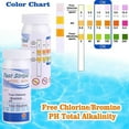 thumbnail image 4 of 50* 3 in 1 Chlorine Dip Test Strips Hot Tub Swimming Pool * Papers Teste UK, 4 of 10