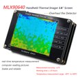 thumbnail image 1 of Cámara Térmica Sensores de temperatura infrarrojos MLX90640 cámara de imagen térmica Digital ligera de 28 pulgadas carga USB para entornos de construcción Likrtyny  Para estrenar, 1 of 9