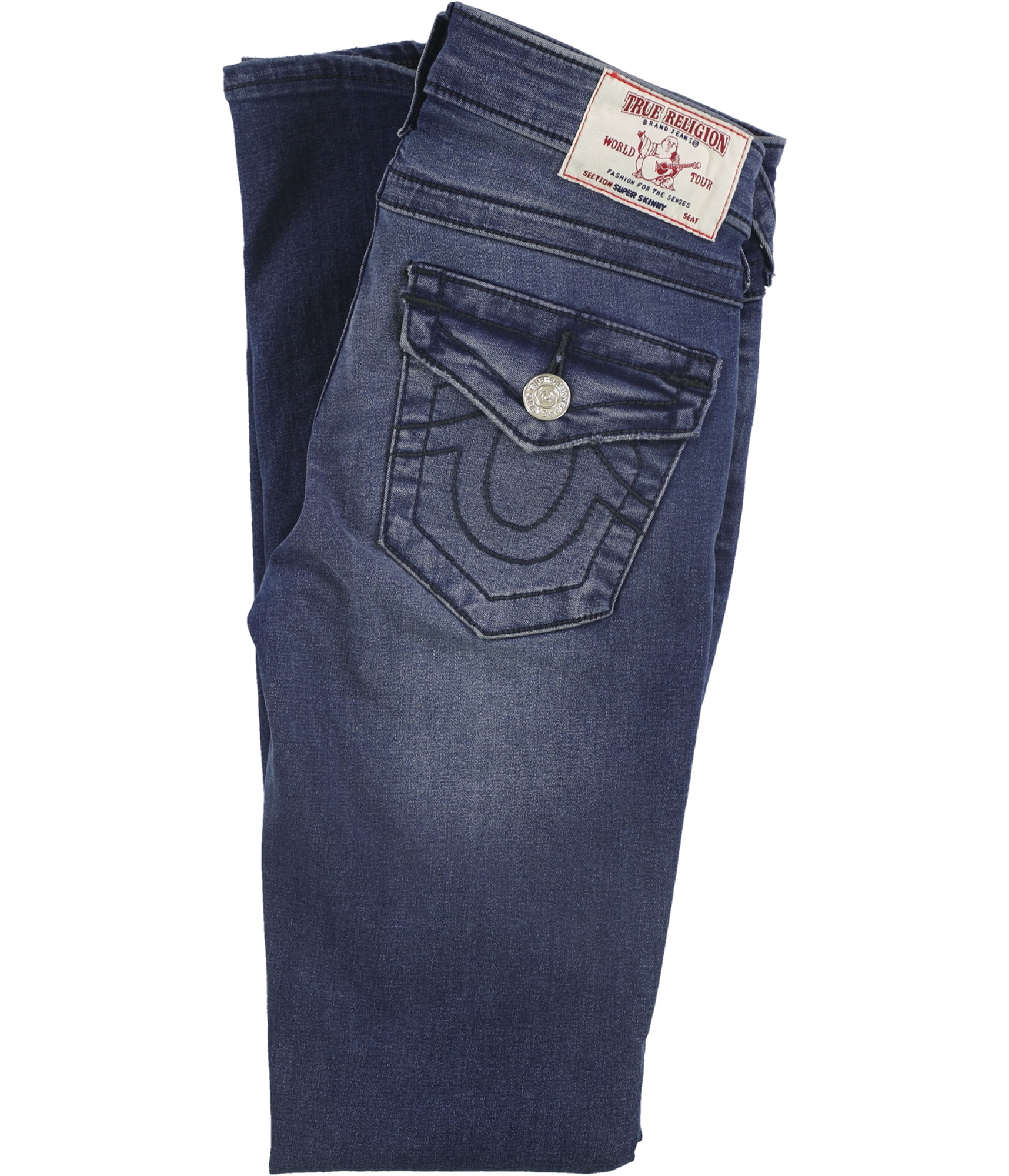 True Religion Womens Pocket Flap Skinny 