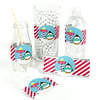 Holly Jolly Penguin - DIY Party Supplies - Holiday & Christmas Wrapper Favors & Decorations - Set of 15