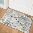 thumbnail image 2 of Karina Ivory Contemporary Artistic Color Splash 1'8" x 2'6" Non-Skid Accent Rug, 2 of 9