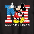thumbnail image 3 of Disney - Americana - Mickey Flag All American - Toddler And Youth Crewneck Fleece Sweatshirt, 3 of 5