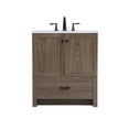 thumbnail image 3 of 30 inch Single Bathroom Vanity in Weathered oak, 3 of 8