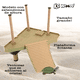 thumbnail image 3 of Plataforma para tortuguero KE WOOW Grande rectangular plataforma para tortuga, 3 of 10