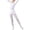 White, variant on Girls Long Sleeve Dance Base Layer Set Seamless Stretchy Thermal Underwear for Ballet,16 Years