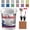 Orange, variant on Epoxy Coloured Sand Floor Paint Coating Kit, Self Leveling Epoxy Floor Paint, High Gloss Marble Effect Coating for Garage, Outdoor, Waterproof, Non-Slip (0.5kg, Orange)