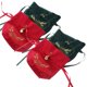 thumbnail image 5 of 4 bolsas navideñas de terciopelo con cordón, bolsas de regalo navideñas con campana, bolsas de dulces para fiestas de Navidad, recuerdos de boda, cumpleaños y fiestas., 5 of 7