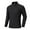 2120Black561, variant on VNKIDY Sweatshirts Men Half Zip Pullover Sweater Long Sleeve Crewneck Athletic Tops With Seamless Pockets Modern Fit Casual Workout Shirt Male Solid Color Autumn Winter Streetwear Fashionable