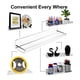 thumbnail image 5 of Estantes Flotantes Transparentes Estante De Pared Acrílico Estable Con Rieles Para Cocina Dormitorio Baño 2 Uds Scienceny HA017877-00, 5 of 6