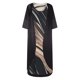 thumbnail image 4 of Vestido de dos piezas de manga corta con cuello redondo y estampado casual de moda para mujer Wmkox8yi bvn67, 4 of 5