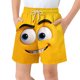 thumbnail image 1 of Pantalones cortos de bolsillo para niños con cordón elástico estampado casual traje de baño pantalones de cinco puntos, 1 of 8